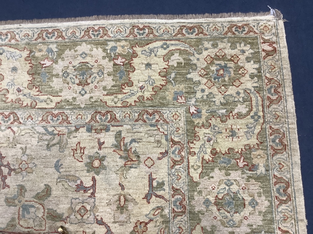 A Ziegler style floral carpet, 345 x 278cm